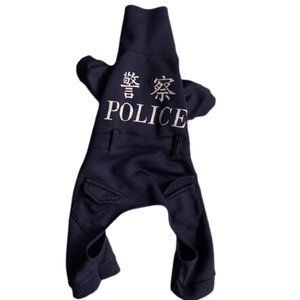 🚨🐾 PAWS & ORDER: Adorable Small Dog Police Officer Costume 🐾🚨